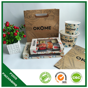 Producido para <span class=keywords><strong>restaurante</strong></span> calidad alimentaria, fabricación en Dongguan sushi, CAJA PLEGABLE caja de sushi - Product Image 1