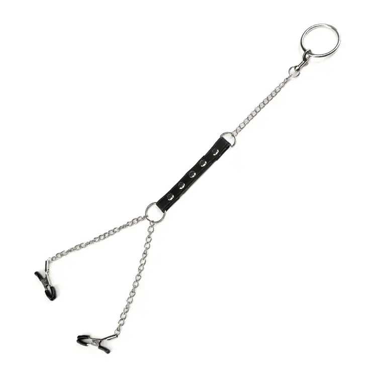 Männlicher Bondage Penis Lock Ring mit Nippel klemmen BDSM Bondage Sex Slave Spielzeug für Männer und Schwule