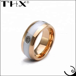 Kostenlose Laser gravur Logo Hochzeit Verlobung sband Weiß Keramik Ring, Rot Ehering Custom Make weiß rot Zweifarbiger Ehering - Product Image 3