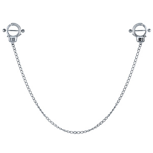 <span class=keywords><strong>Gioielli</strong></span> per <span class=keywords><strong>Piercing</strong></span> con Manette, Anello con Perline e Catena per Capezzoli - Product Image 1