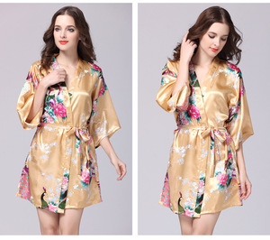 ชุดนอนผ้าไหมระบายอากาศลำลองผู้หญิง - Product Image 5