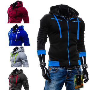 Hommes de Pull À Capuche Chaud Manteau de Sweat À Capuche Hommes 100 polyester sweat - Product Image 3