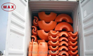 Pontons flottants <span class=keywords><strong>anti</strong></span>-<span class=keywords><strong>ondes</strong></span> en polyéthylène orange vif avec coque en mousse de polyuréthane rigide - Flottabilité marine durable - Product Image 5