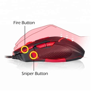 <span class=keywords><strong>Amazon</strong></span> caliente precio barato 4000 dpi V18 <span class=keywords><strong>ordenador</strong></span> usb wired optical gaming mouse - Product Image 5