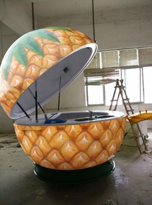 Remolque <span class=keywords><strong>de</strong></span> quiosco <span class=keywords><strong>de</strong></span> frutas móvil portátil Summerhouse con forma <span class=keywords><strong>de</strong></span> fruta <span class=keywords><strong>de</strong></span> piña para eventos y festivales <span class=keywords><strong>de</strong></span> <span class=keywords><strong>verano</strong></span> - Product Image 3