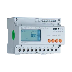 CT drie 3 fase din-rail energy meter/kWh Meter met Modbus RTU RS485