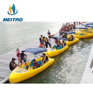 Material de polietileno pedal <span class=keywords><strong>barco</strong></span> bicicletas de agua los precios de eléctrico rápido pedal <span class=keywords><strong>barco</strong></span> en venta - Product Image 4
