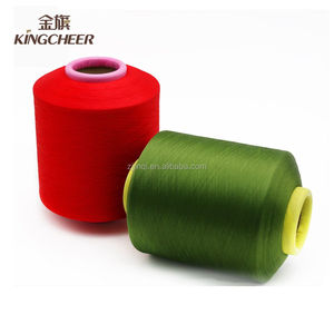 4075 Spandex bao phủ <span class=keywords><strong>Polyester</strong></span> pha trộn sợi nhuộm Melange sợi cho vớ dệt kim và dệt/may - Product Image 1