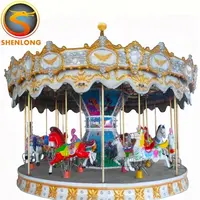 Widely Used Amusement Ride Mini Kids Carousel Horse Rides For Sale