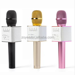 2016 fábrica venta caliente <span class=keywords><strong>mini</strong></span> micrófono de solapa micrófono inalámbrico Q9 super bass altavoz portátil bluetooth altavoz - Product Image 1