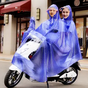 Imperméable, en pvc, épais pour 2 personnes, pour moto, pour enfants, nouveau modèle, mode