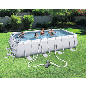 <span class=keywords><strong>Piscine</strong></span> hors sol rectangulaire <span class=keywords><strong>Bestway</strong></span> 56465 Power Steel, structure en acier, 5,49 m x 2,74 m x 1,22 m - Product Image 2