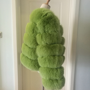 2018 di Lusso lime <span class=keywords><strong>verde</strong></span> <span class=keywords><strong>Pelliccia</strong></span> di Volpe <span class=keywords><strong>Cappotto</strong></span> Donna <span class=keywords><strong>Cappotto</strong></span> di <span class=keywords><strong>Pelliccia</strong></span> Reale Per Caldo di Inverno Più Il Formato Soprabito - Product Image 4