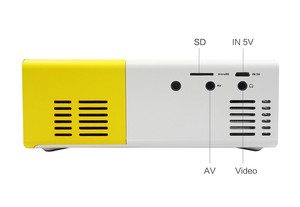 Mini projecteur vidéo portable intelligent de poche cinéma miniature LED portable DLP <span class=keywords><strong>le</strong></span> <span class=keywords><strong>moins</strong></span> <span class=keywords><strong>cher</strong></span> de 2024 YG300 - Product Image 2
