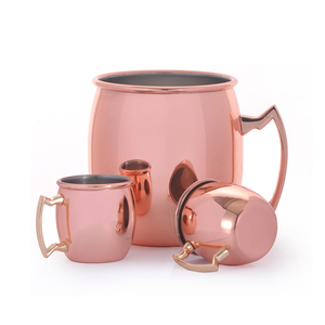 18 oz Moscú mula cobre Conjunto de 4 tazas creativas y tazas - Product Image 5