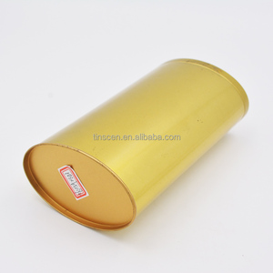 Hình bầu dục hộp thiếc với nắp tích hợp cao-vàng kết thúc kim loại có thể loại sản phẩm - Product Image 5
