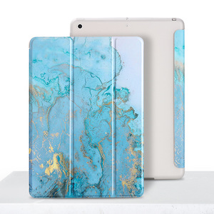 For Apple iPad mini 5 Case Marble Smart Shell Stand Bag for iPad Air 3 2 1 Tablet Cover