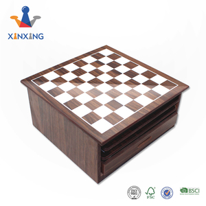 Đa 15 Trong 1 Bàn Cờ Bằng Gỗ Bàn Trò Chơi Đồ Chơi Với Cờ Backgammon <span class=keywords><strong>Ludo</strong></span> Domino Mikado Trò Chơi Cho Trẻ Em Giải Trí - Product Image 5