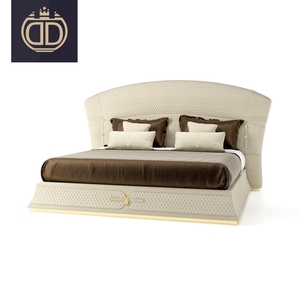 Set Camera da <span class=keywords><strong>Letto</strong></span> Stile Americano Queen Size, <span class=keywords><strong>Letto</strong></span> Matrimoniale Morbido 1.2m 1.8m, Nuovo Modello King Size con <span class=keywords><strong>Testiera</strong></span> in Pelle Imbottita - Product Image 4