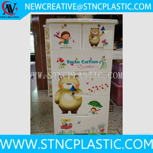 Mi vecino cajas decorativas de almacenamiento ecológico plástico 5 niveles ropa cajón - Product Image 3