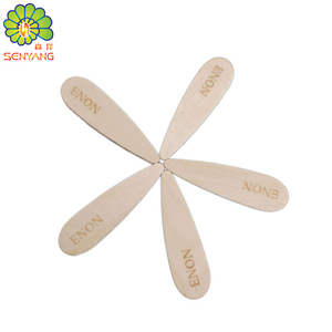 Usa e getta piccolo di legno del gelato cucchiaio con logo stampato - Product Image 4