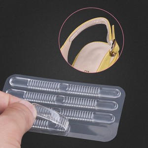 Almohadillas de Gel de silicona para talón trasero de zapatos, cómodas, almohadillas de Gel, empuñaduras de forro, tira de tacón fino para sandalias, 4 Uds. - Product Image 2