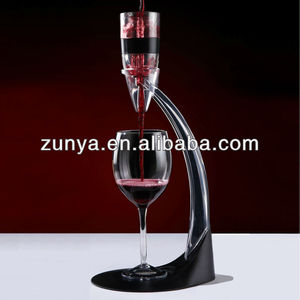 Brevetée 3- étapes. aérateur <span class=keywords><strong>de</strong></span> vin avec la <span class=keywords><strong>tour</strong></span>, multi- scène, magie. carafe ensemble - Product Image 1