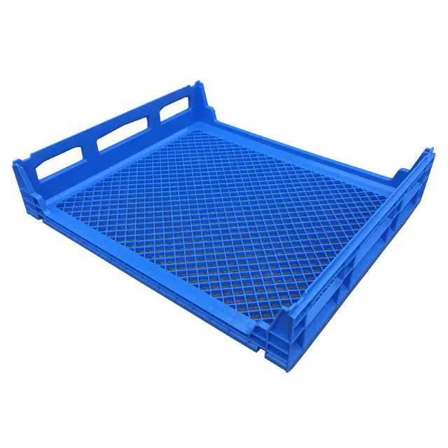 Caja de plástico para pan, bandeja de panadería de plástico, precio barato, 690x605x150mm