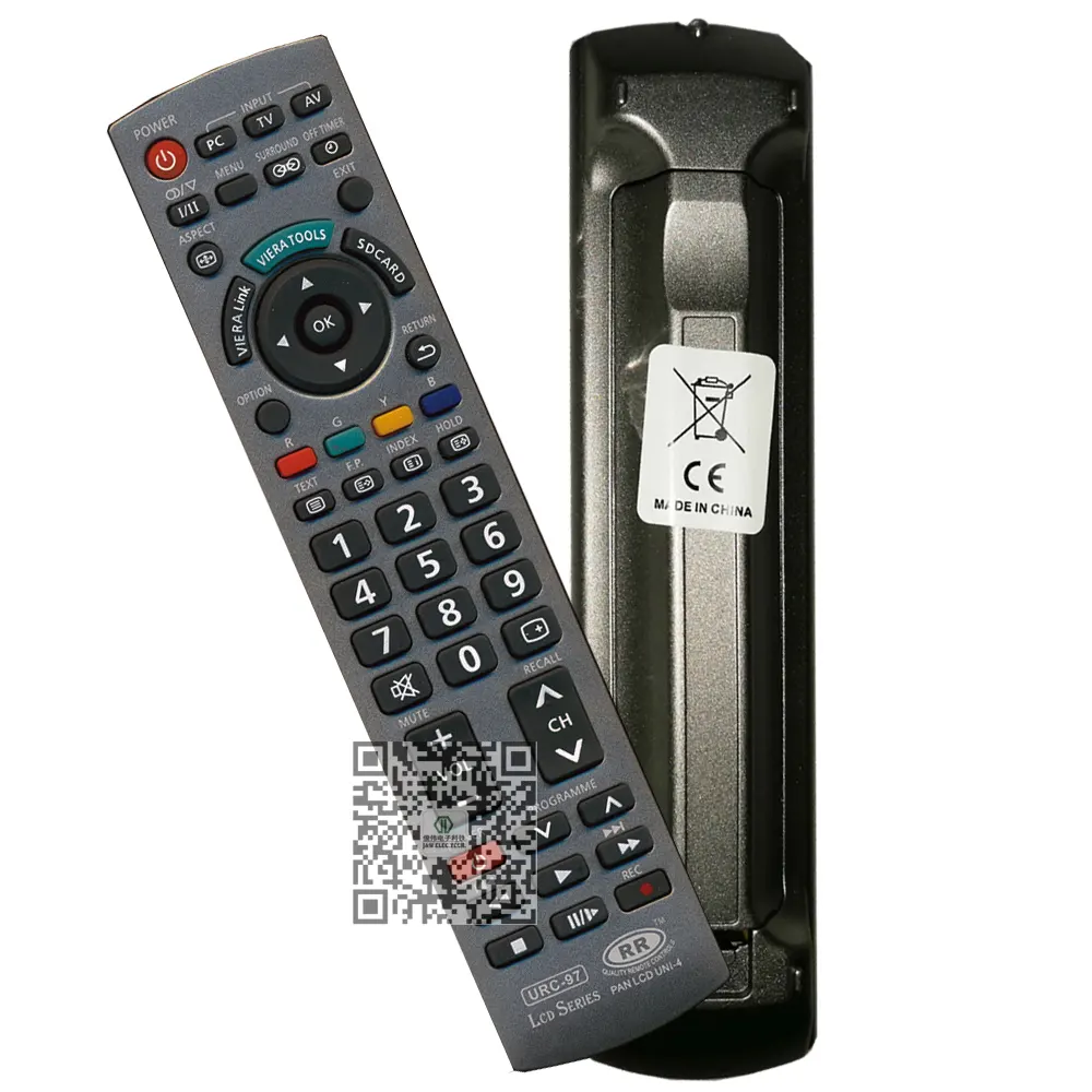 RR REMOTE LED LCD URC-97 UNIVERSAL REMOTE CONTROL FOR PANASONIC LED UNIVERSAL REMOTE