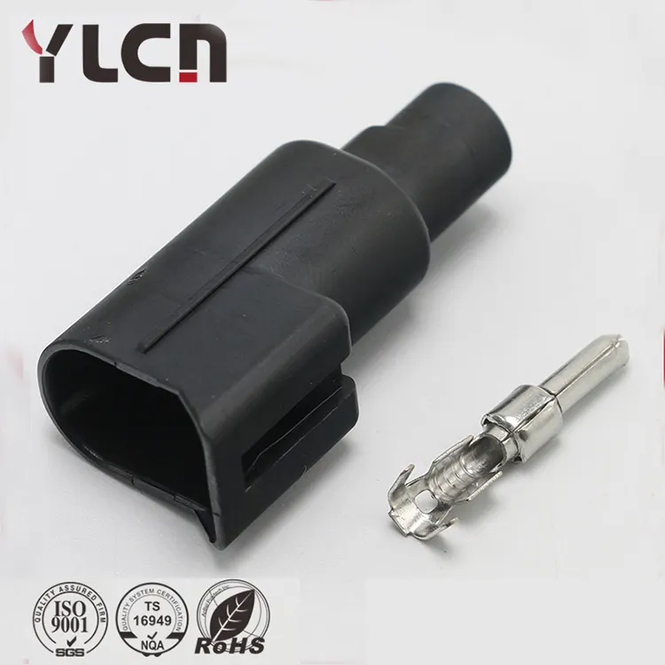 YLCN निविड़ अंधकार स्वत: तार दोहन तार टर्मिनल आवास प्लग 1 पिन कनेक्टर Molex 98015-0001
