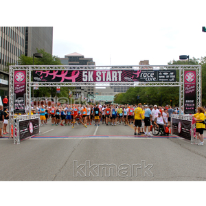 Kkmark Mục Tiêu Di Động Bài Chiếu Sáng <span class=keywords><strong>Truss</strong></span> Banner Nhôm Kết Thúc Dòng Giàn - Product Image 3