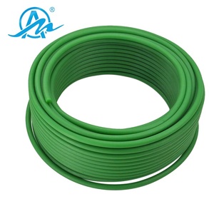 Polyurethane Belt AIMAI Customized Green Rough Top Polyurethane Round Conveyor Belt