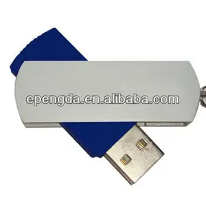 blaue kunststoff-wirbel-usb-flash-discs 2gb 4gb,2gb drehbarer usb-speicher, modische drehbare usb-flash-laufwerke 4gb 32gb 64gb