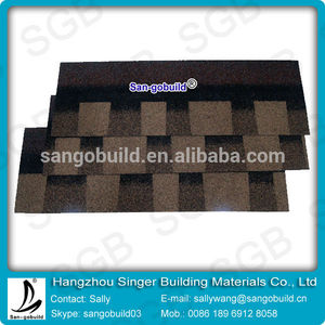 doble capa de asfalto laminado de las tejas <span class=keywords><strong>para</strong></span> techos - Product Image 1