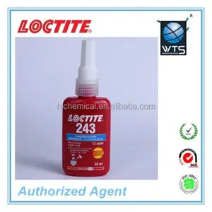 Loctite 243 força média insensível Threadlocker azul para bombas e compressores de superfície