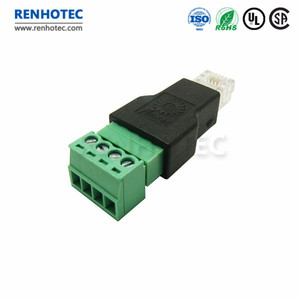 Adattatore terminale <span class=keywords><strong>RJ11</strong></span> a vite connettore <span class=keywords><strong>RJ11</strong></span> maschio a 4 Pin presa adattatore Splitter <span class=keywords><strong>RJ11</strong></span> spina CAT3 - Product Image 2