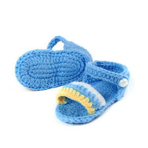Handmade pattini di bambino svegli pattini del crochet con animale del fumetto pattini di bambino del crochet fof bay ragazze - Product Image 3