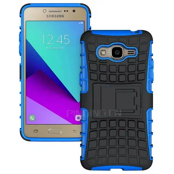 Resistente a prueba de golpes a prueba híbrida Kickstand caso para Samsung Galaxy gran primer Plus/Galaxy G530 Plus/Grand Prime 2016/G532F/J2 primer