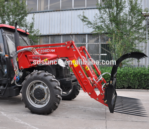 Harga Pabrik! Traktor Roda YTO 90 HP 4WD YTO-904 dengan Pemuat Depan TZ10D, Bucket 4 in 1 - Product Image 1