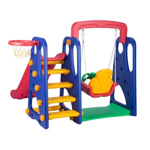 <strong>Outdoor</strong> <strong>Swing</strong> and Slide Combination Set for Kids &amp; Family Fun - Product Image 2