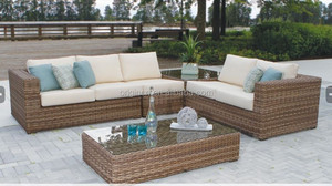 <span class=keywords><strong>Tumbona</strong></span> de 6 plazas diseñado jardín sofá exterior con reposapiés poli Ratán Muebles de jardín - Product Image 2
