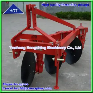 Farm implements plow one way 3 disc plough price