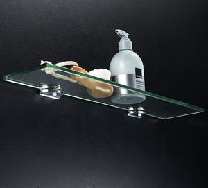 Estantería esquinera <span class=keywords><strong>de</strong></span> vidrio templado esmerilado transparente <span class=keywords><strong>para</strong></span> <span class=keywords><strong>Baño</strong></span> - Product Image 2