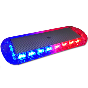 21 אינץ 12V-24V 60W LED אדום כחול ירוק אמבר led רכב משאית למעלה גג מגנטי מהבהב אזהרת חירום אור בר - Product Image 1