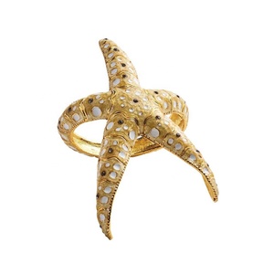 Servilleteros de estrella de mar de concha de mar hecha a mano con diseño personalizado hermoso - Product Image 3