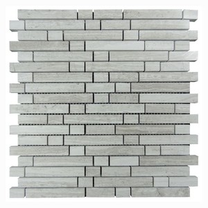 M032 Wooden Gray mosaic <strong>tile</strong> patterns <strong>mirrored</strong> <strong>tiles</strong> bath <strong>tiles</strong> - Product Image 5