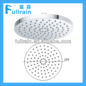 H8483 8" cromado de plástico placa <span class=keywords><strong>frontal</strong></span> encima de la cabeza de la <span class=keywords><strong>ducha</strong></span> - Product Image 2