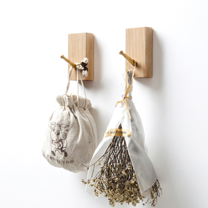 Ottone gancio di legno gancio <span class=keywords><strong>appendiabiti</strong></span> cremagliera per la <span class=keywords><strong>parete</strong></span> - Product Image 4