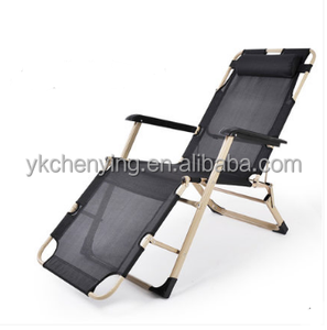 <span class=keywords><strong>Chaise</strong></span> <span class=keywords><strong>longue</strong></span> pliable à double usage, lit de camping inclinable réglable pour s'asseoir et s'allonger, fauteuil inclinable portable pour les loisirs en plein air - Product Image 5