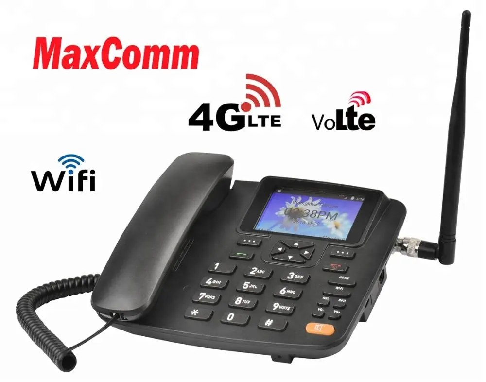 Maxkomunikasi 4G VoLTE Gsm Telepon Tanpa Kabel, Tetap